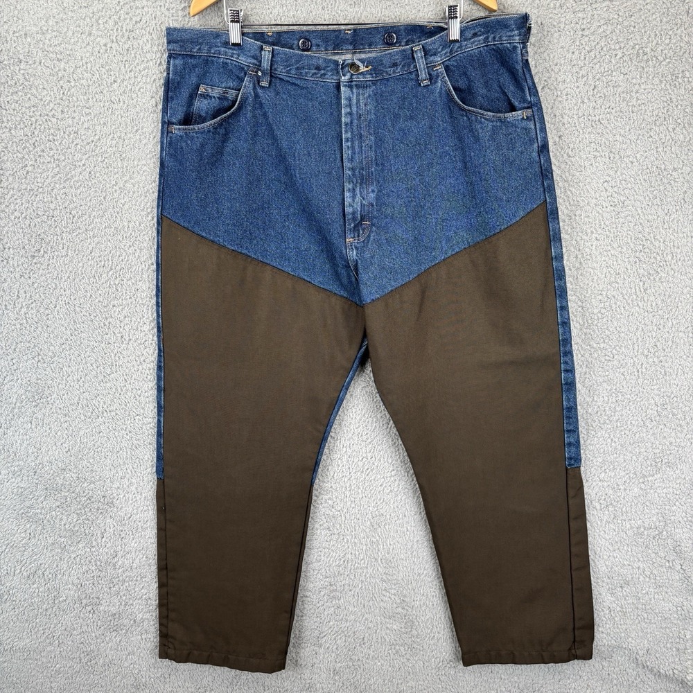 Vintage Wrangler Pro Gear Upland Canvas Brush Briar Pants Jeans Men 40x30